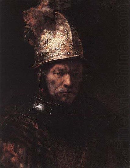 Man in a Golden Helmet, REMBRANDT Harmenszoon van Rijn